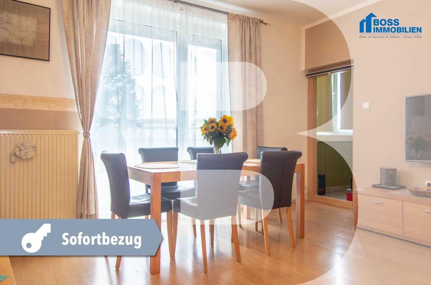 Apartment with wide view loggia kitchen included