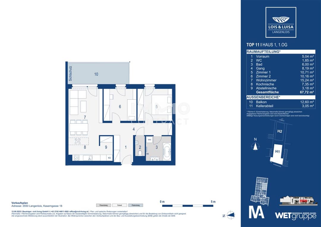 3-Room Apartment Langenlois