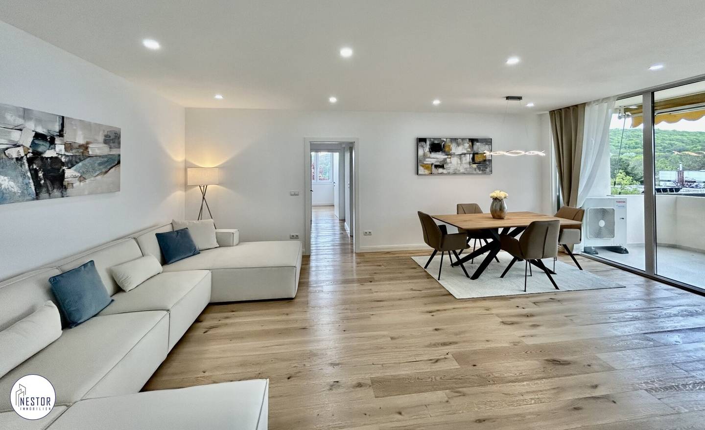 New Price! | Luxurious First Occupancy | 4 Room Apartment with City View and High Quality Furnishings | Pool | Sauna | 2 Garage Spaces
