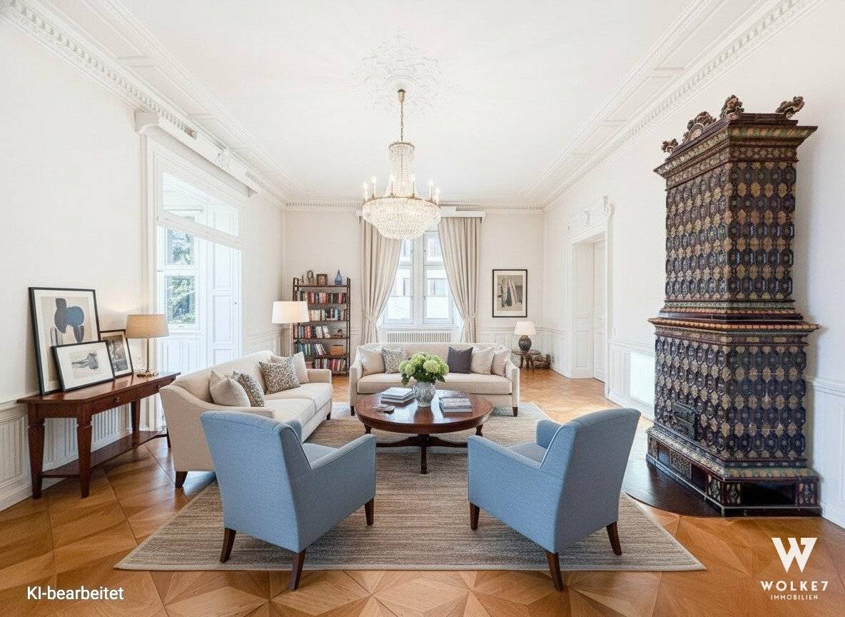 Historic apartment in Hernals with communal garden
