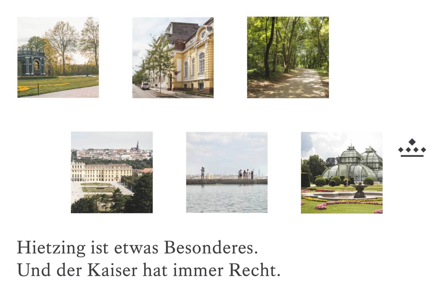Wohnung nahe der Gloriette mit Balkon