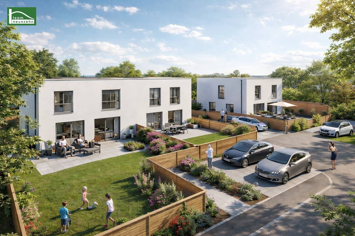 Modern single-family house in quiet location, high-quality new build in Tresdorf