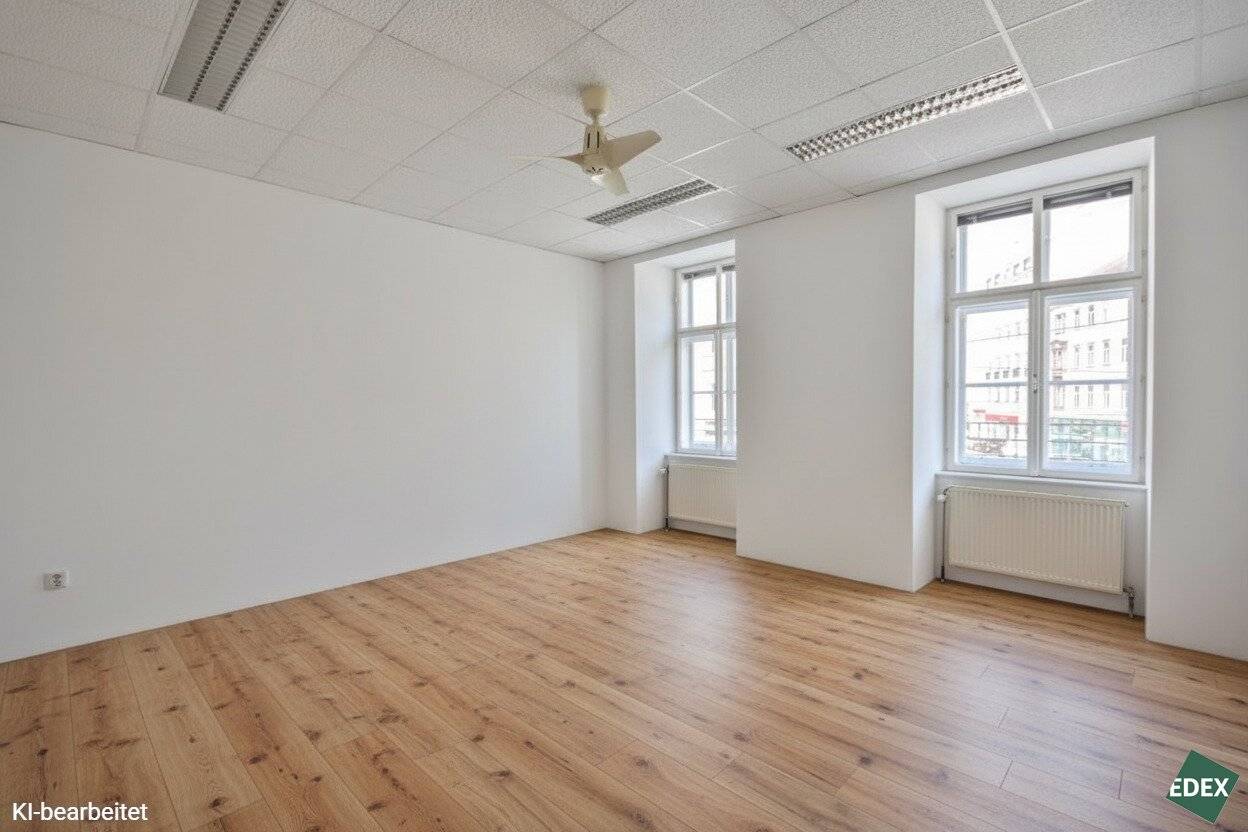 Bright office with optimal transport connections at Augarten