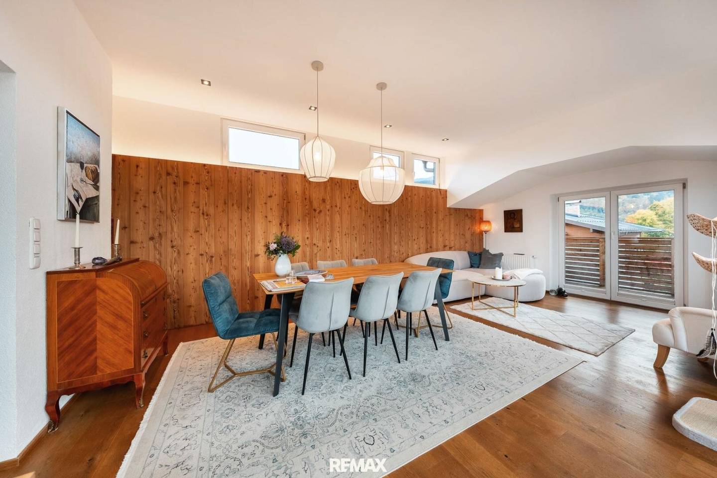 Maisonettewohnung mit Dachterrasse und Bergpanorama