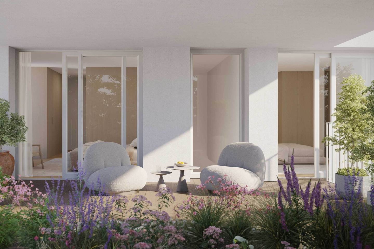 Maisonette apartment with garden brand new