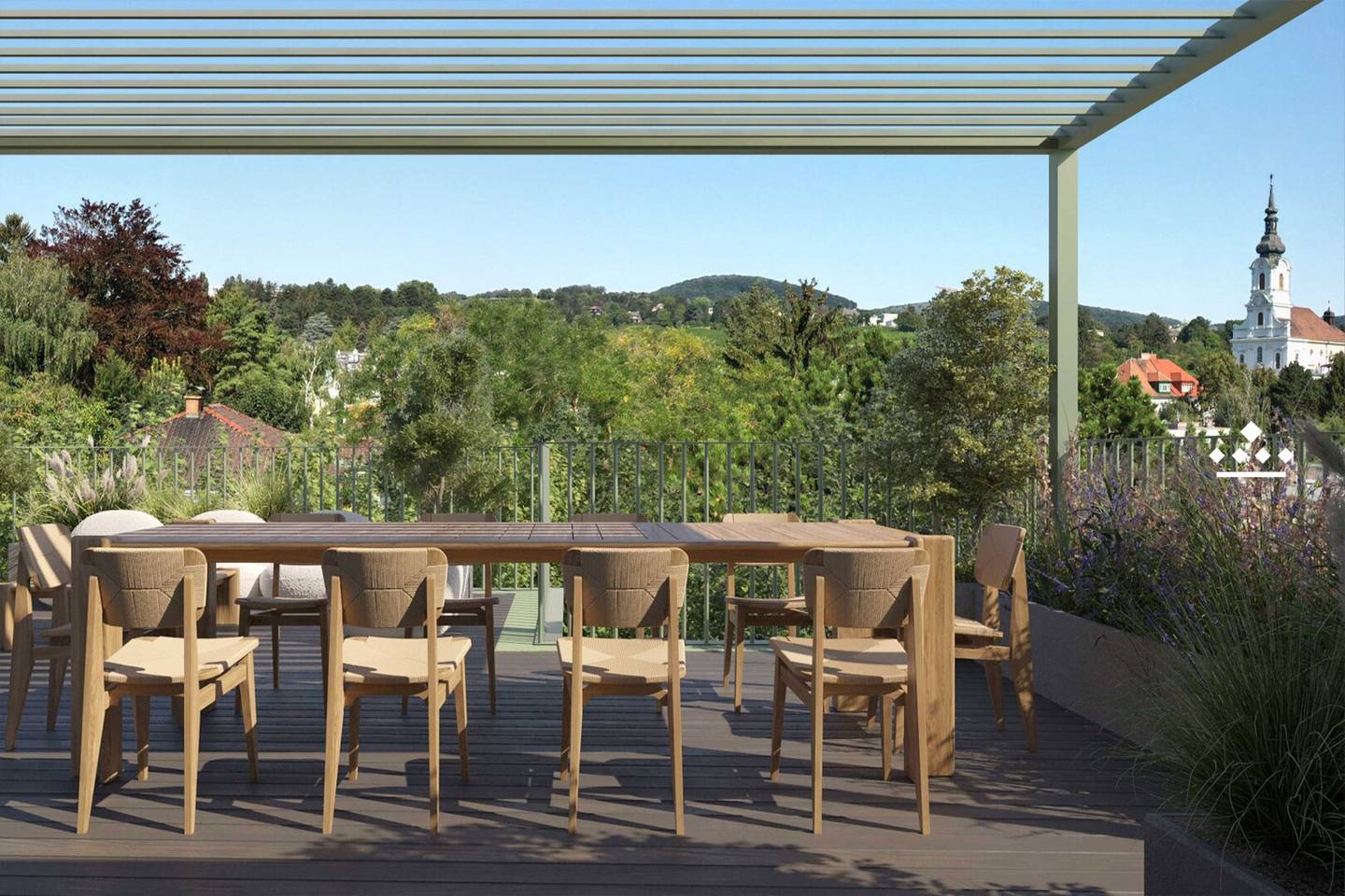 Apartment with roof terrace and view of Vienna