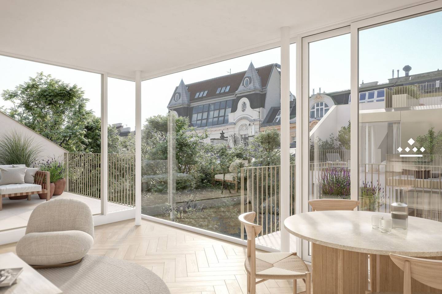 Dachgeschosswohnung First Occupation Generous Balcony Terrace
