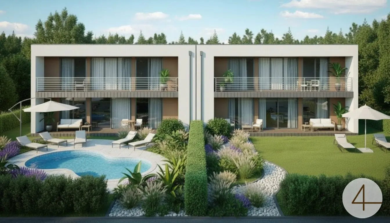Modernes Doppelhaus in Schwertberg