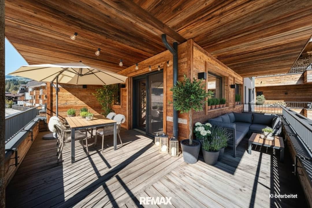 Wohnung zentrale Lage großer Balkon Hornblick