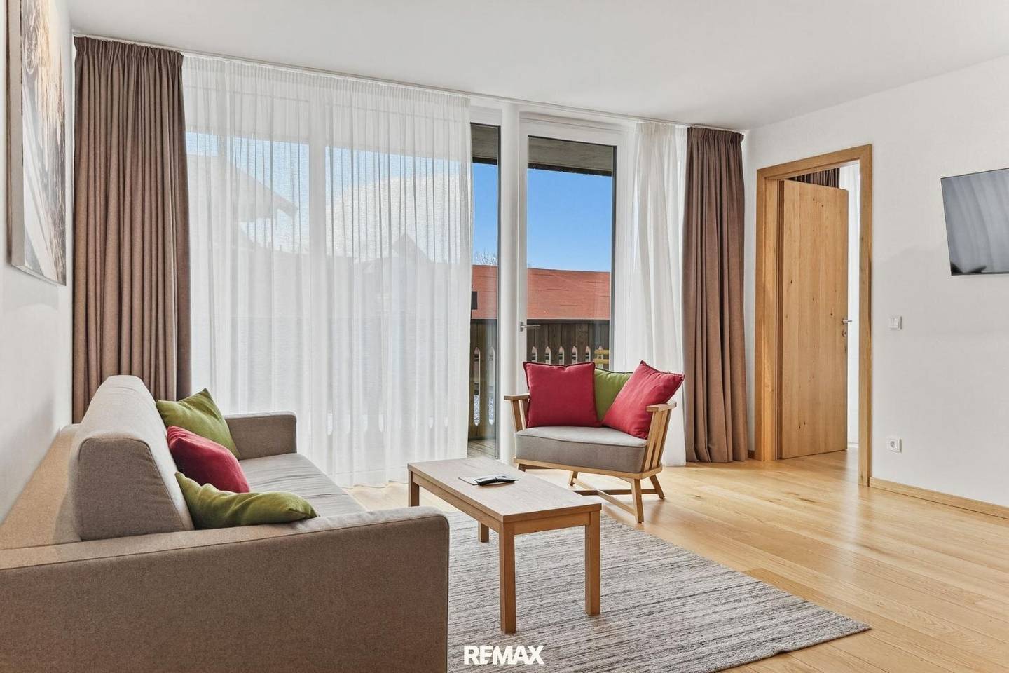 Ferienwohnung im Ortszentrum mit Westbalkon