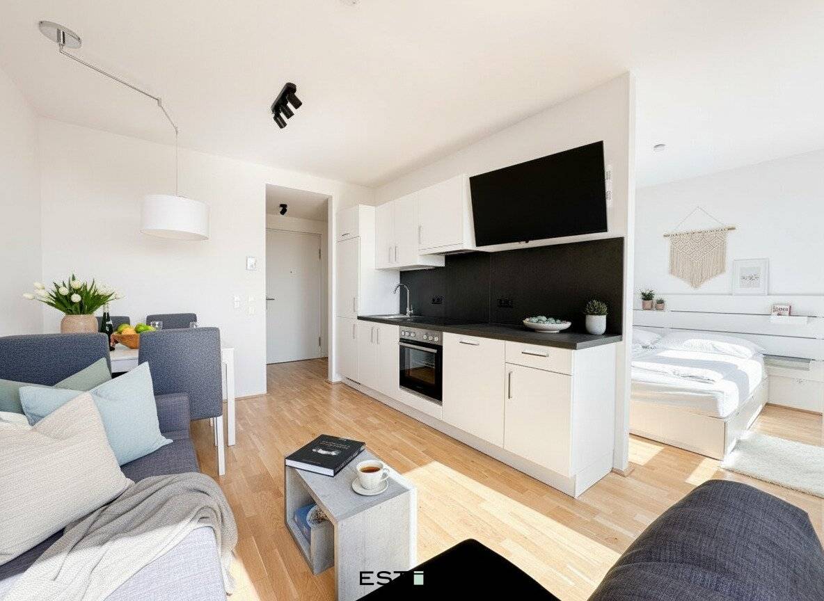 Wohnung Neubau Balkon Aussicht Wienerberg
