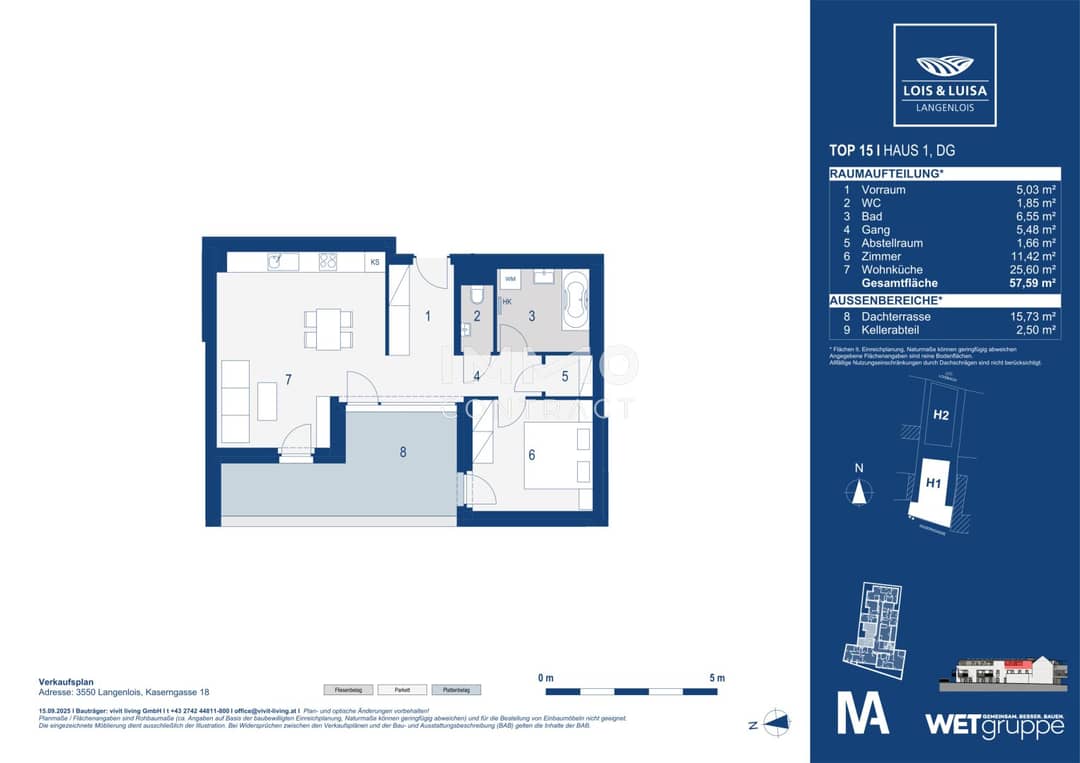 2-Room Apartment in Langenlois
