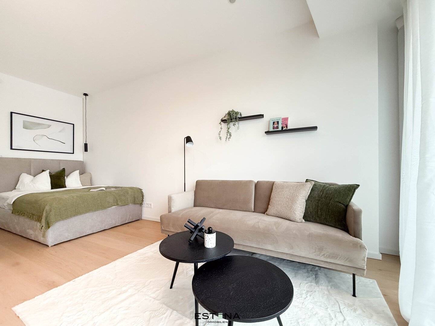 Wohnung am Donauufer mit Stadtblick