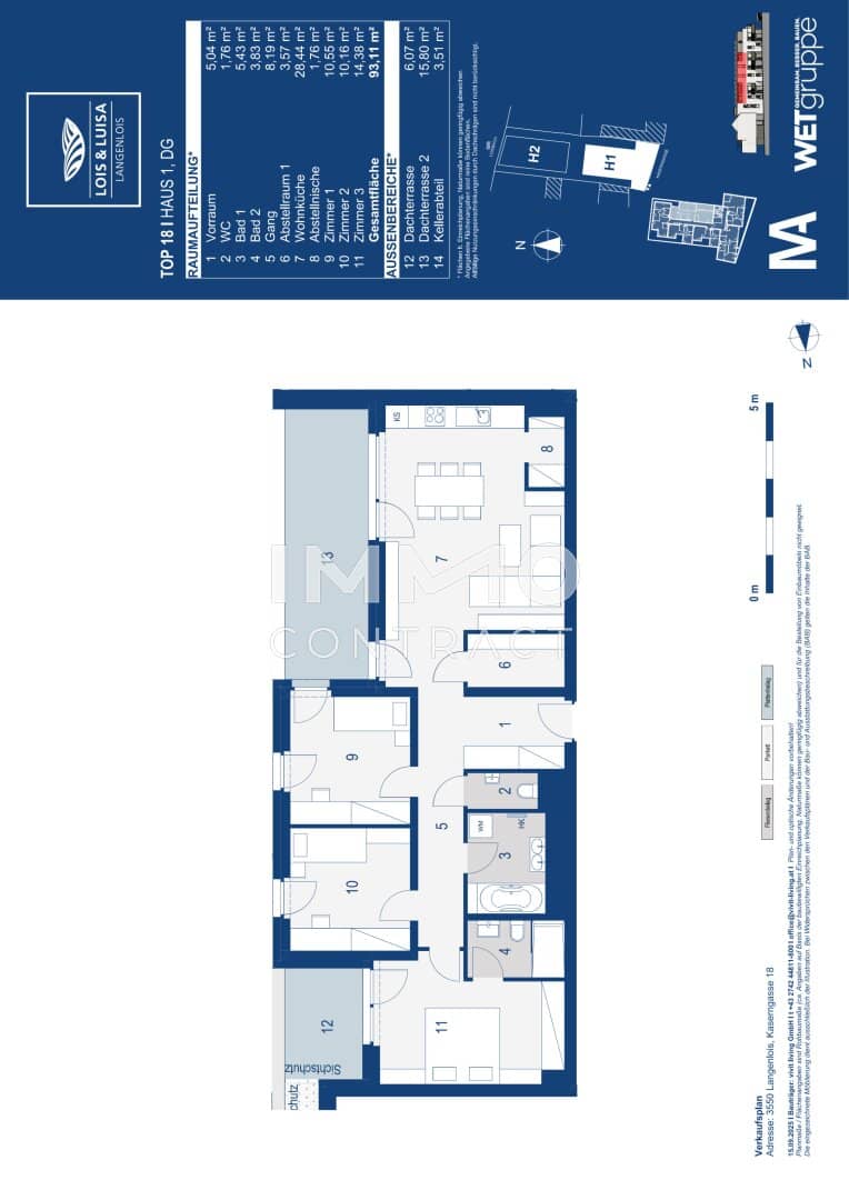 Dachgeschosswohnung mit Terrasse Erstbezug