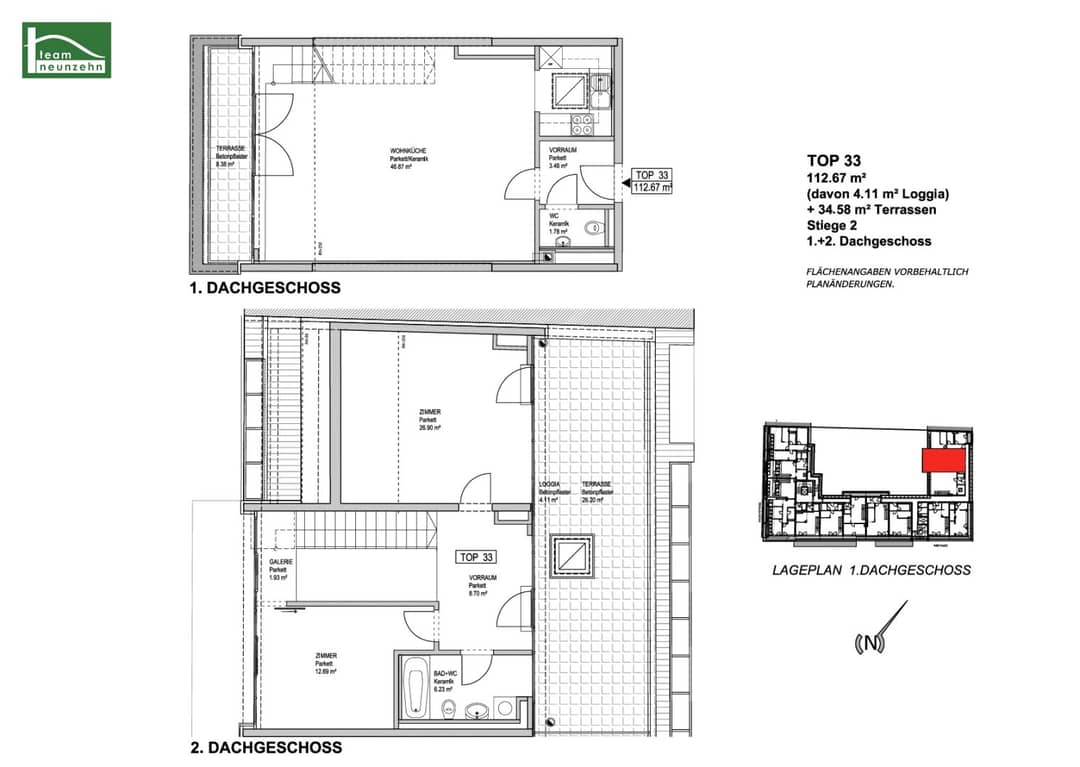 Geräumige 3-Zimmer-Wohnung, 108m², Wien 1200