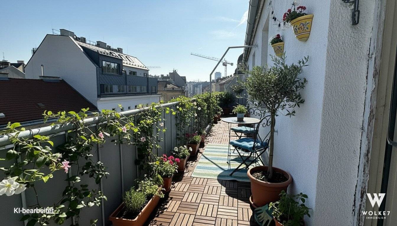 Wohnung Loftcharakter mit Terrasse und Weitblick