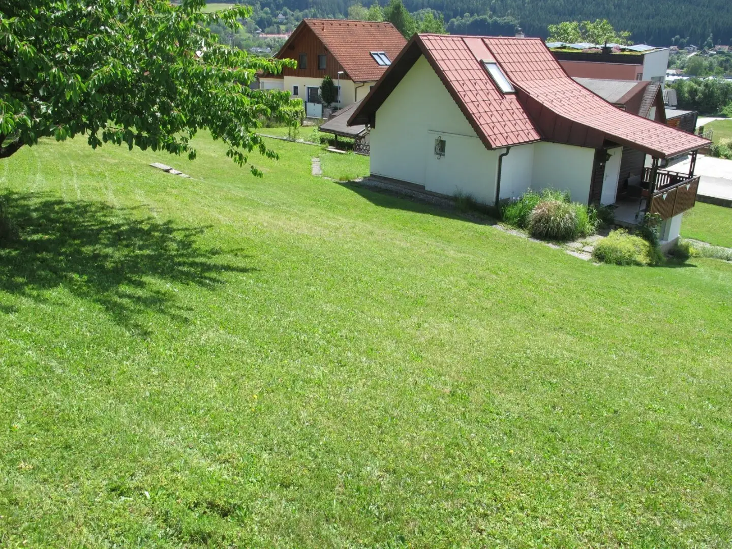 Building plot in prime location with existing buildings