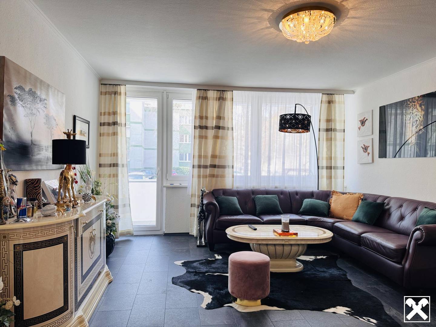 Wohnung in zentraler Grünruhelage mit Westbalkon