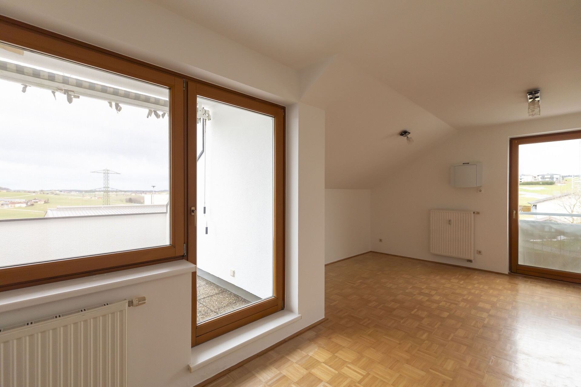 Attic apartment Pöndorf loggia mountain view