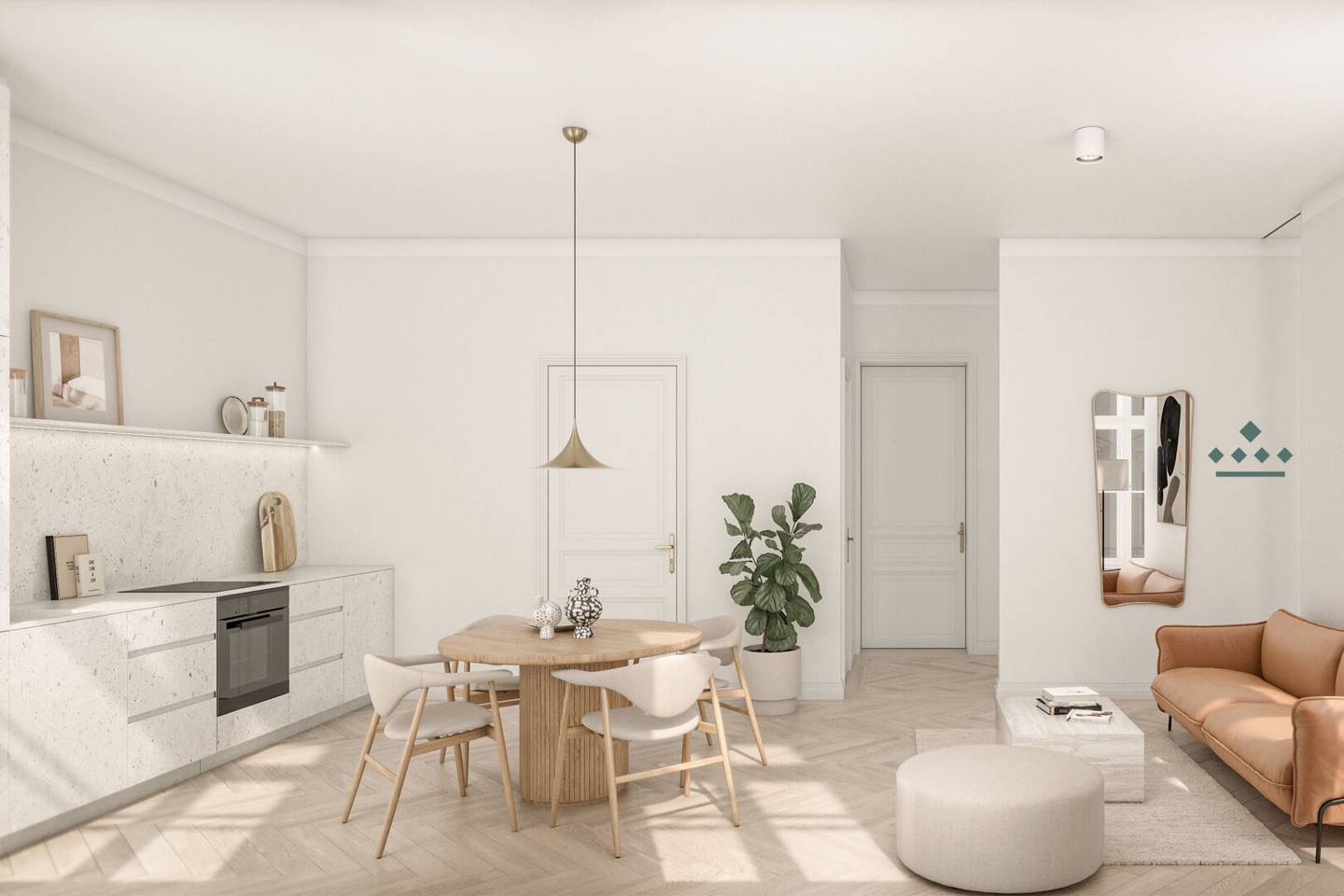 Apartment near Vienna Mitte with a quiet inner courtyard