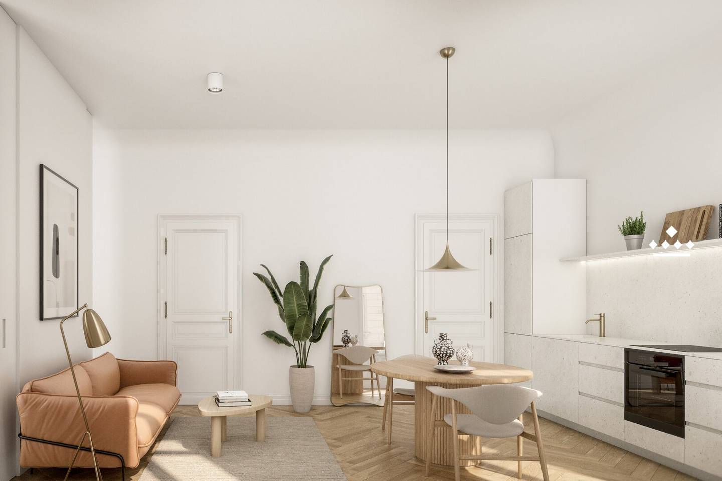 Wohnung nahe zur Innenstadt mit ruhigem Innenhof