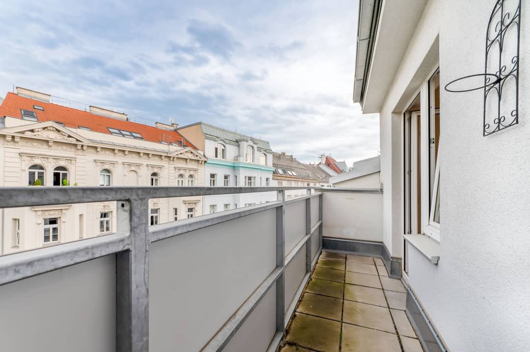 Wohnung nahe Naschmarkt zwei Balkone