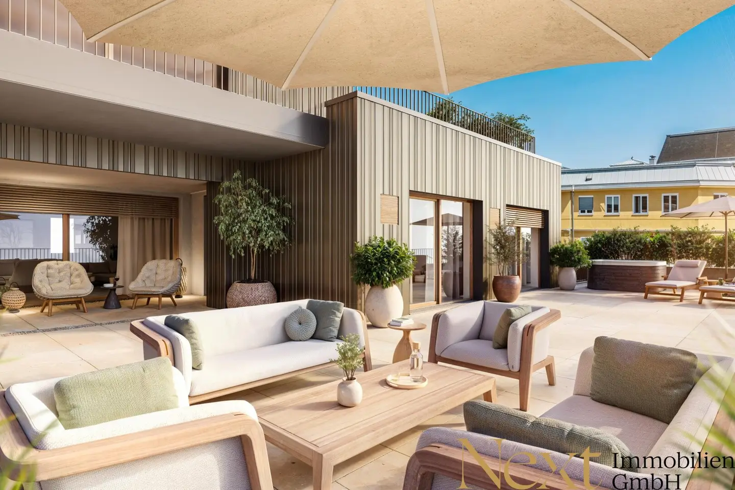 Wohnung mit Traunsee Panoramablick Dachterrasse