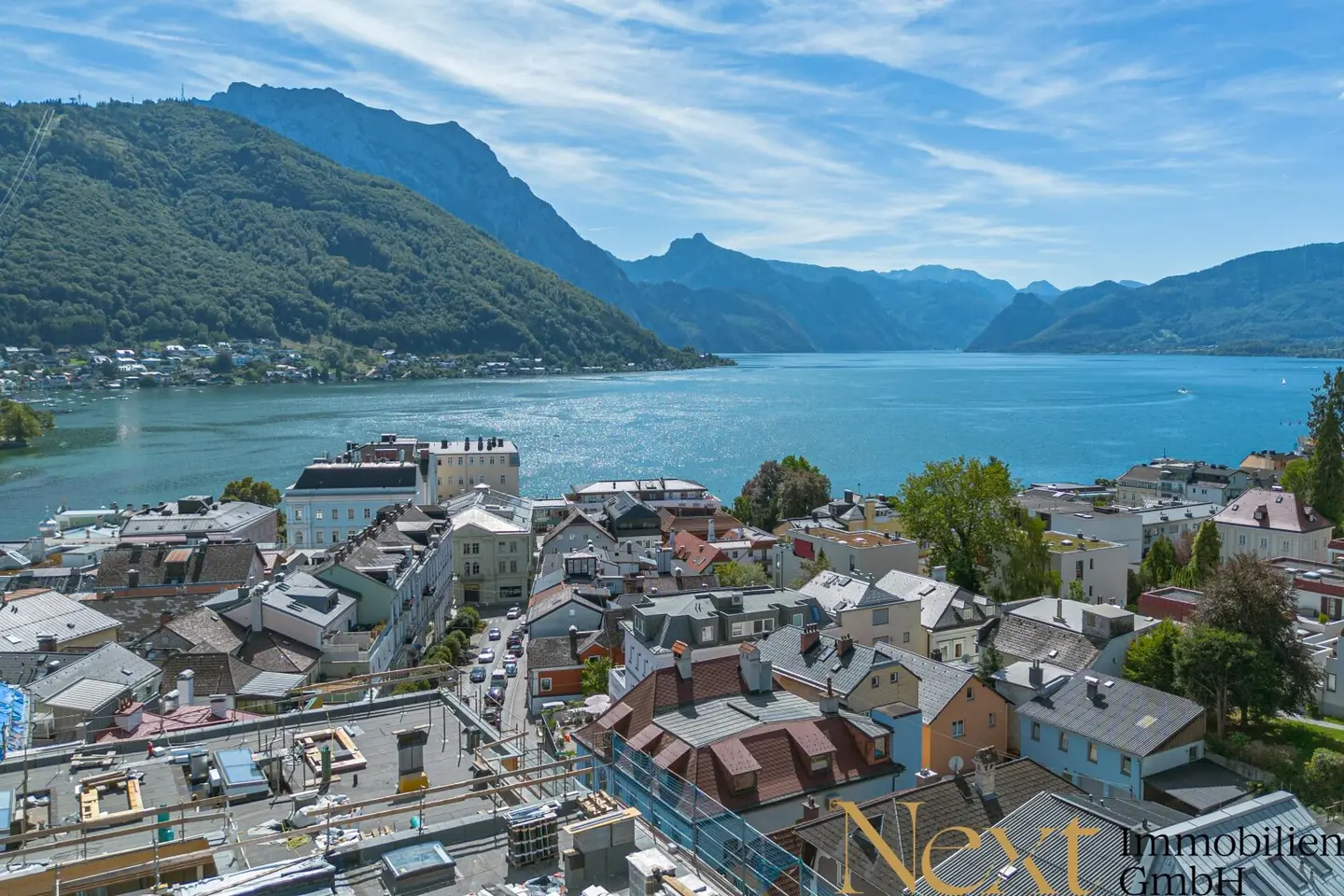Wohnung mit Traunsee Panoramablick Dachterrasse