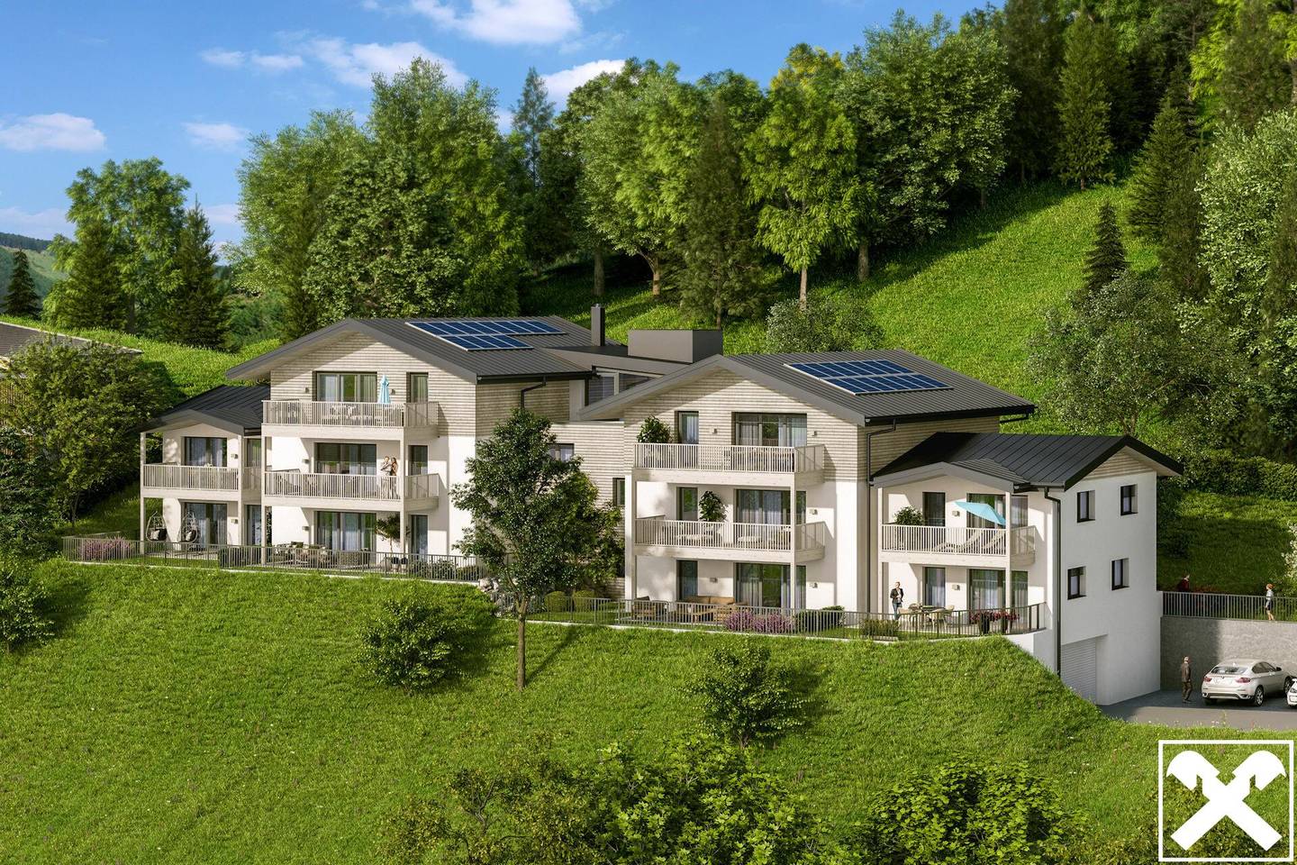 Apartment Panoramic view Salzachtal garden
