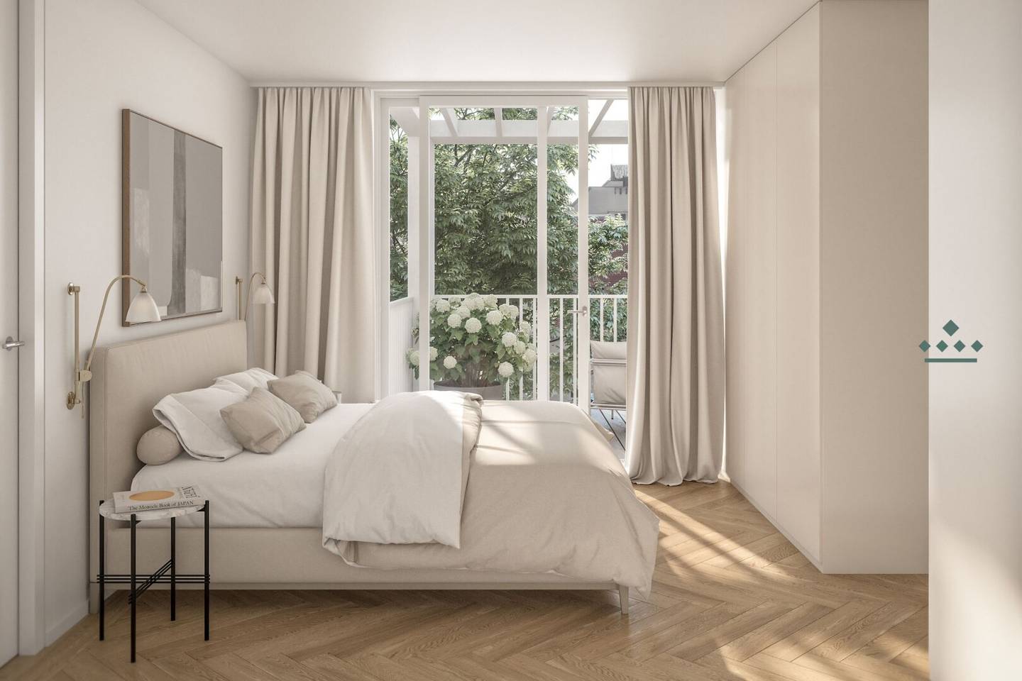 Apartment first occupancy with a spacious terrace