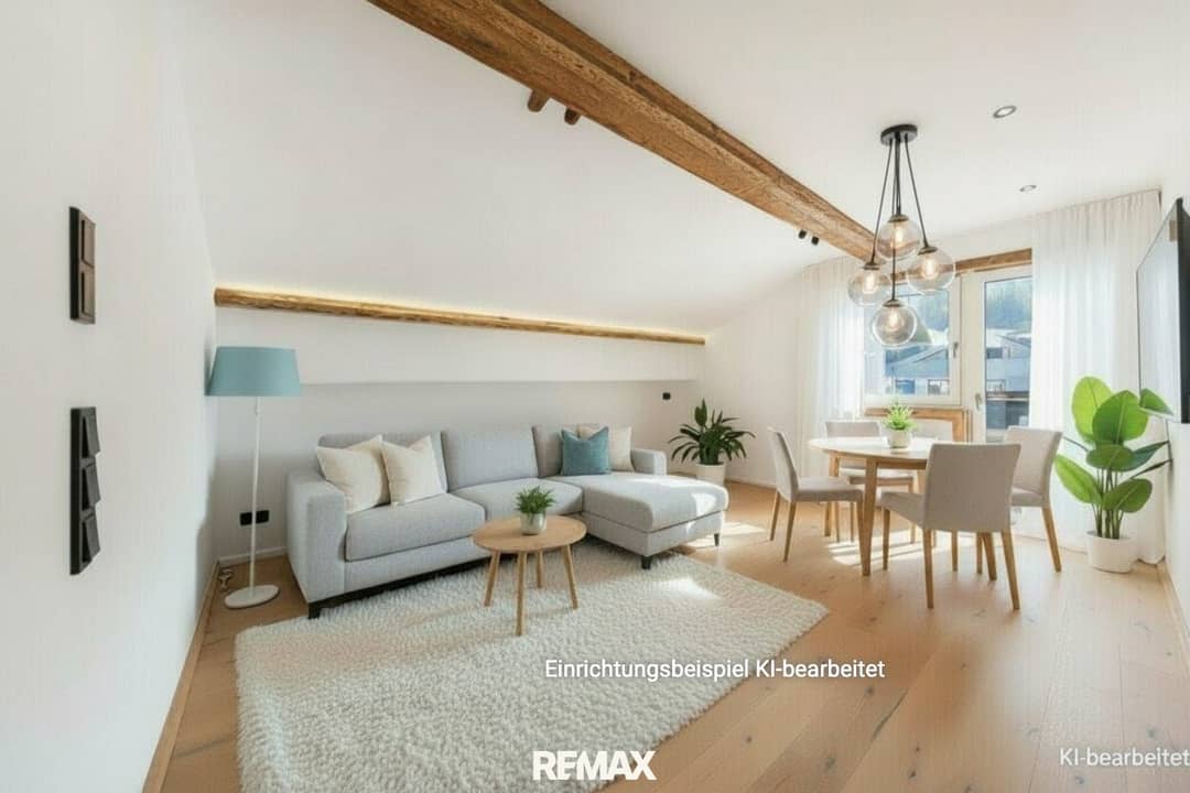 Dachgeschosswohnung Bergblick Zentrumsnah