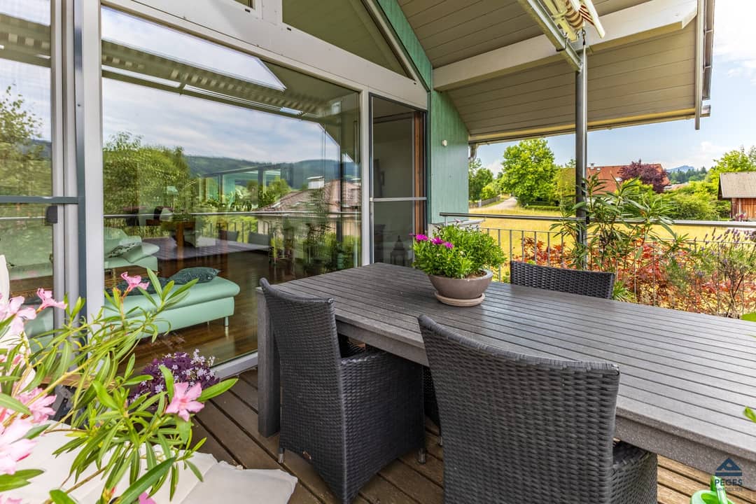 Dachgeschosswohnung nahe Irrsee Westbalkon ruhige Lage
