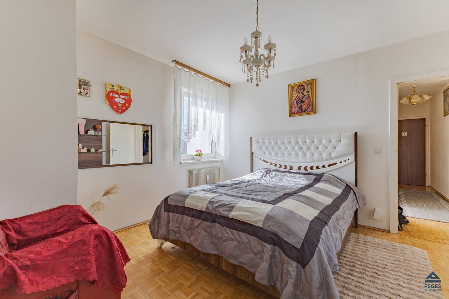 Apartment near LKH hospital with loggia