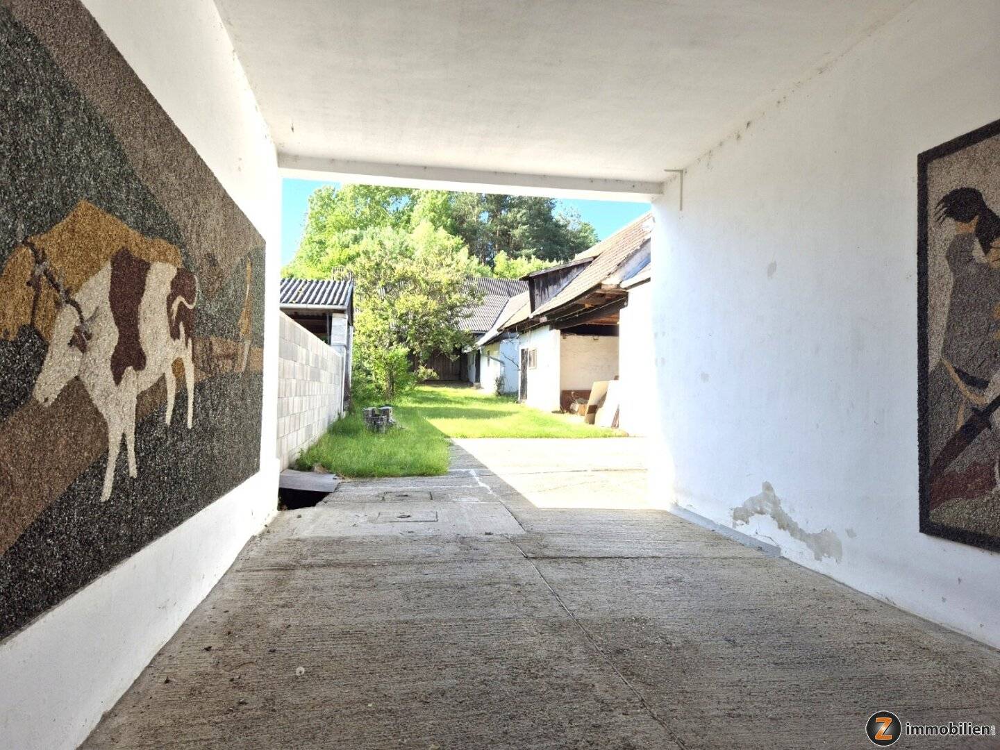Landhaus in Piringsdorf, Burgenland - 85 m², Innenhof und Garten
