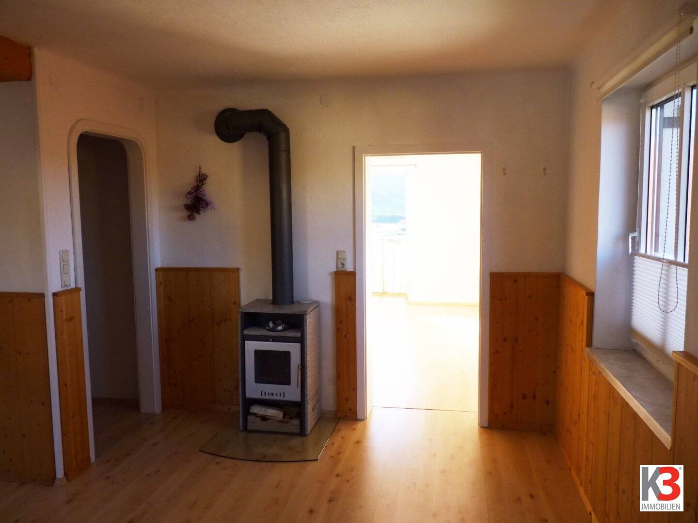 Apartment with fireplace and balcony in Flachgau