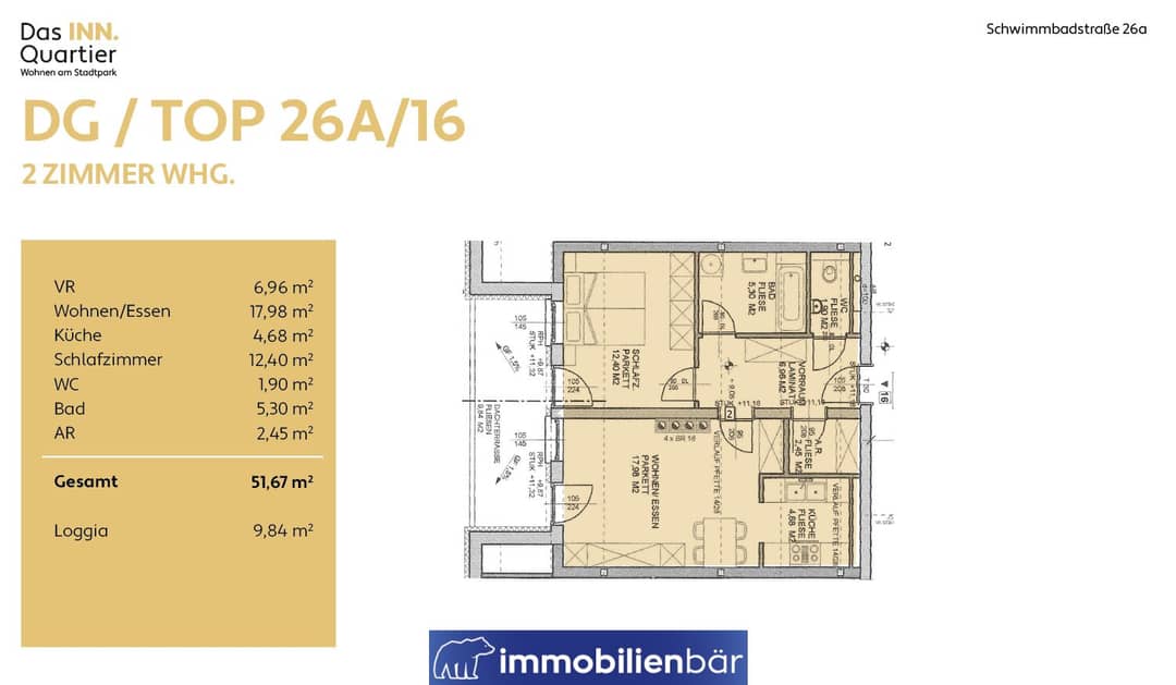 INN.Quartier Attic Apartment Ried