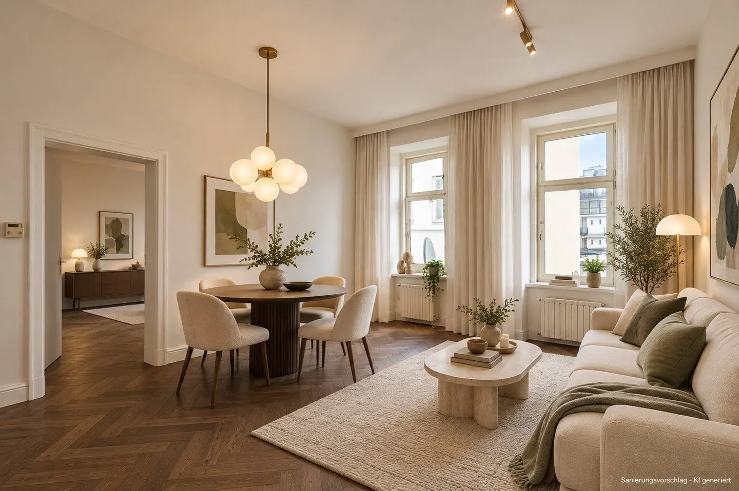 ++NEU++ Sanierungsbedürftige 3-Zimmer-Altbauwohnung mit 69 m² und bewilligtem 4 m² Balkon