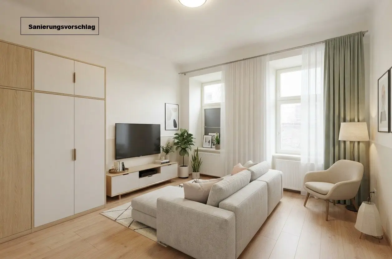 Wohnung old building top location Hannovermarkt balcony option
