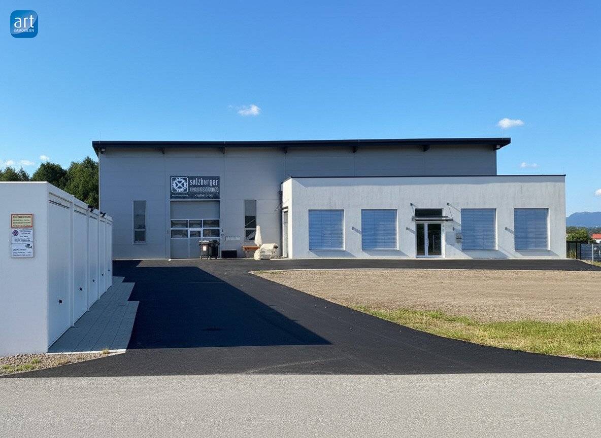 Workshop with office in attractive location - Perwang/Palting