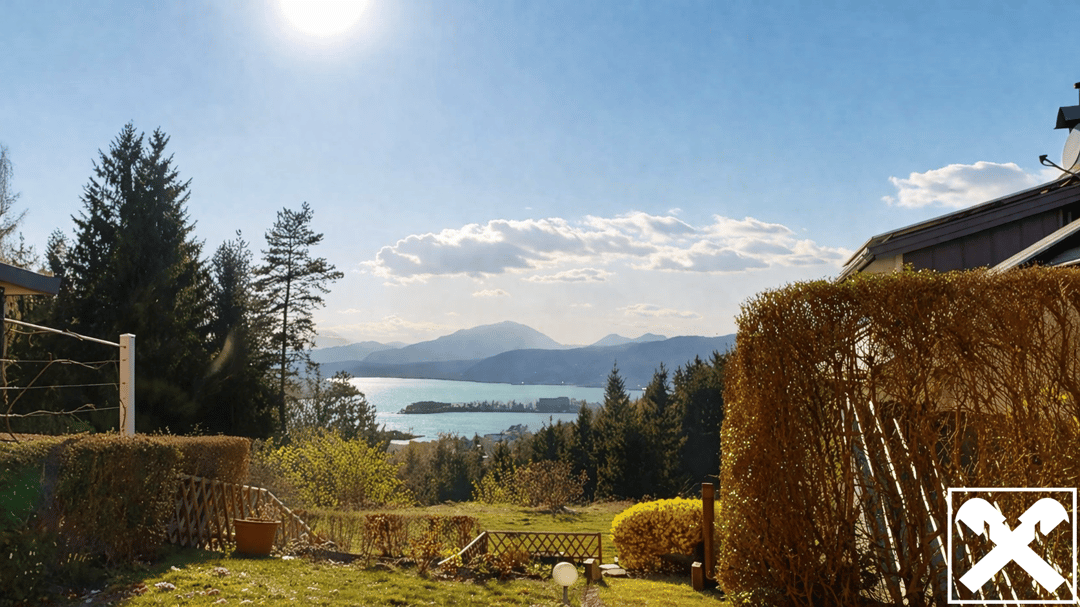 Erdgeschosswohnung Seeblick und Gartenzugang am Wörthersee