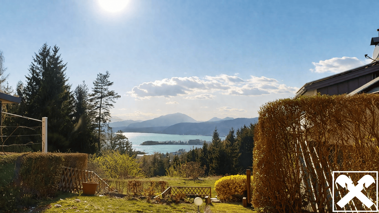 Ground floor apartment with lake view and garden access at Wörthersee