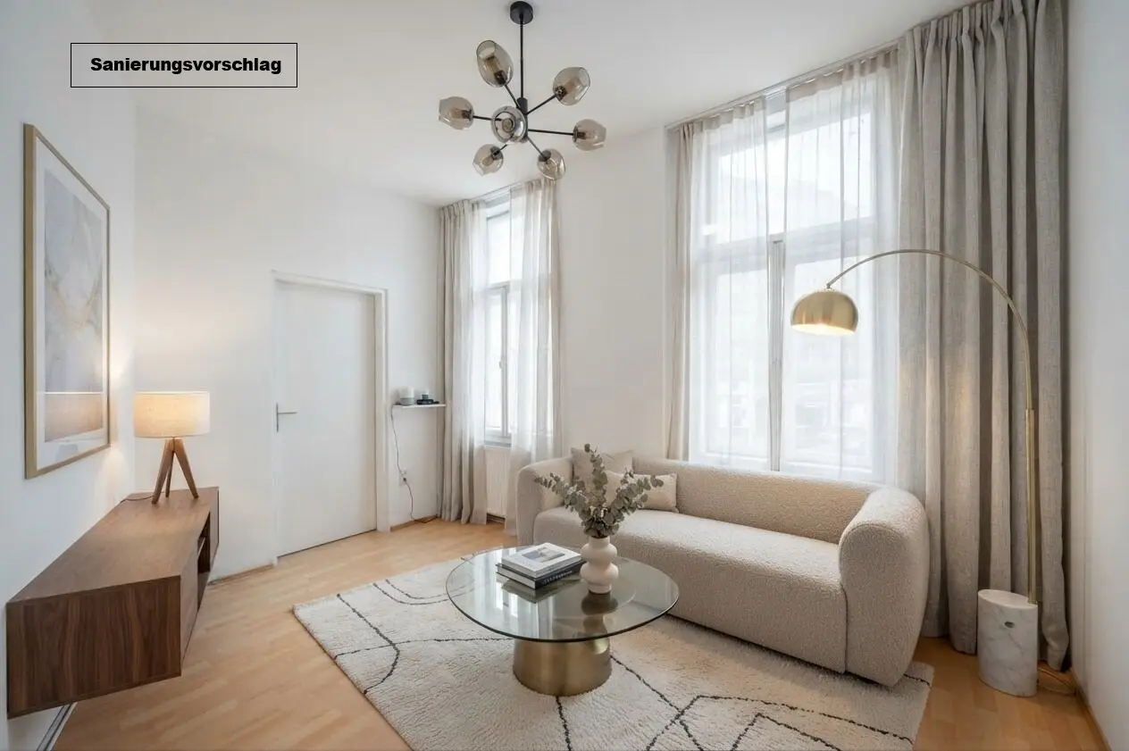 ++NEW++ Renovation-needed 1.5-room Old-Building Apartment, Great Potential!