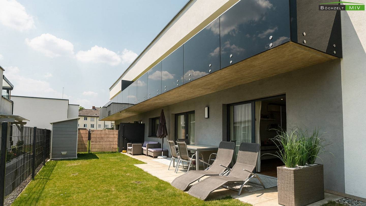 Neubauwohnung mit Eigengarten Terrasse