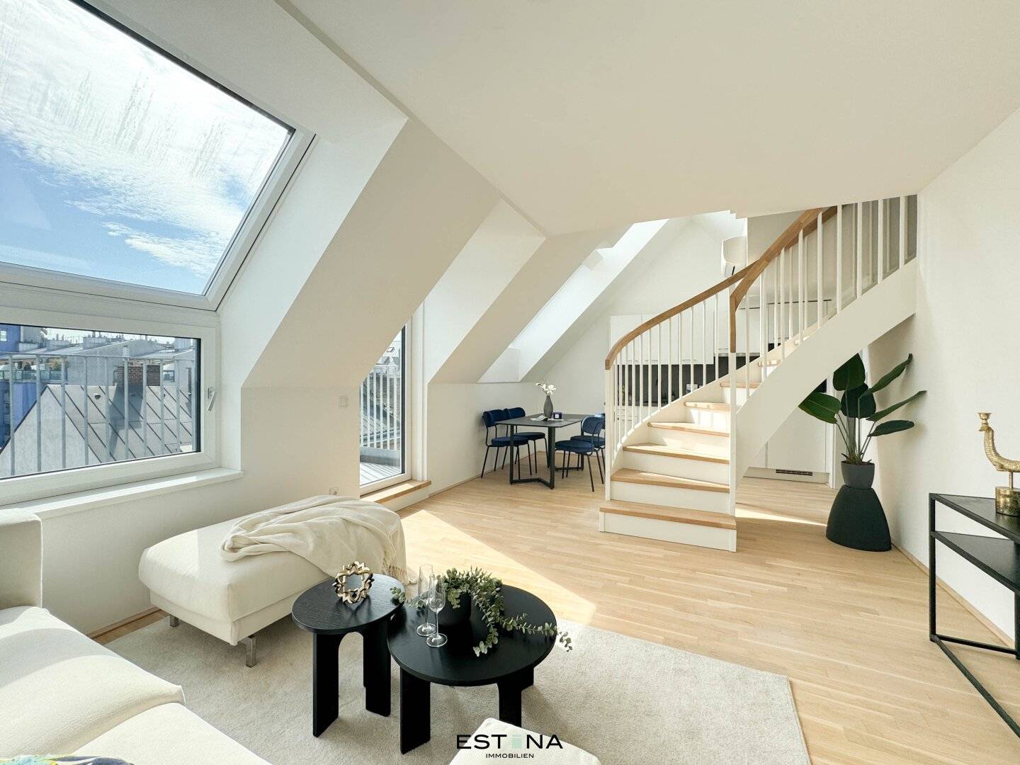 Dachgeschosswohnung Erstbezug ruhige Lage Terrasse