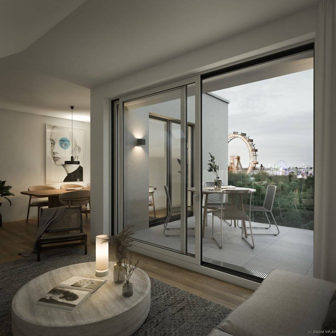 Brand new apartment with Prater view and balcony