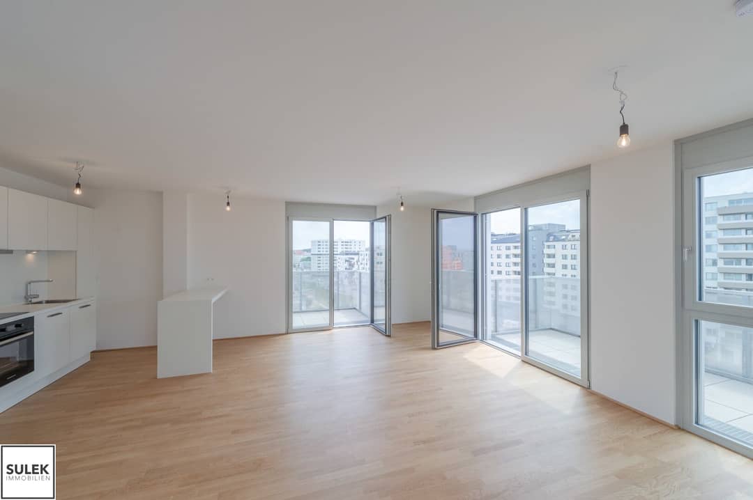 Dachgeschosswohnung Neubau mit Grünblick Balkon