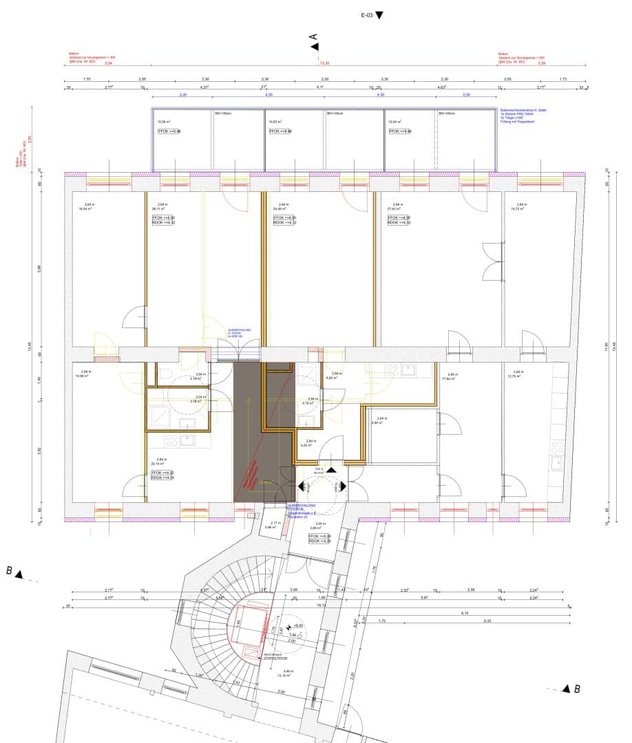 Office Space 130m² Alsergrund 2nd Floor