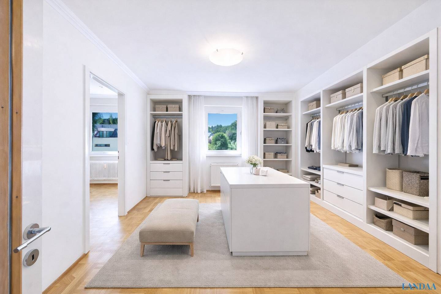 Wohnung nahe Lainzer Tiergarten Loggia grün