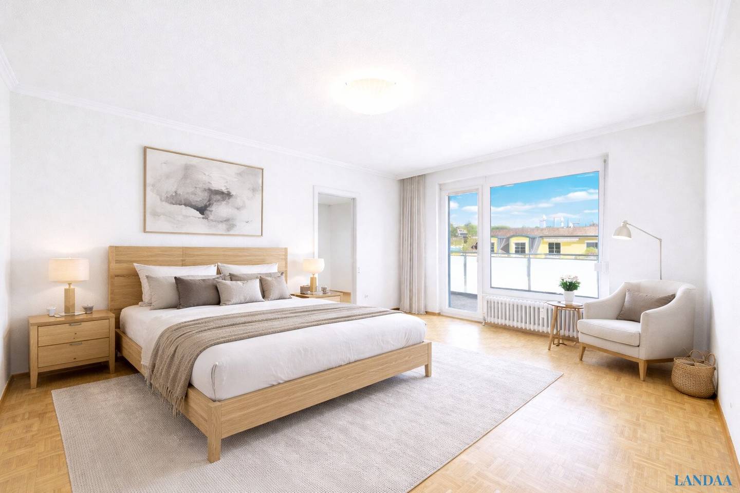 Wohnung nahe Lainzer Tiergarten Loggia grün
