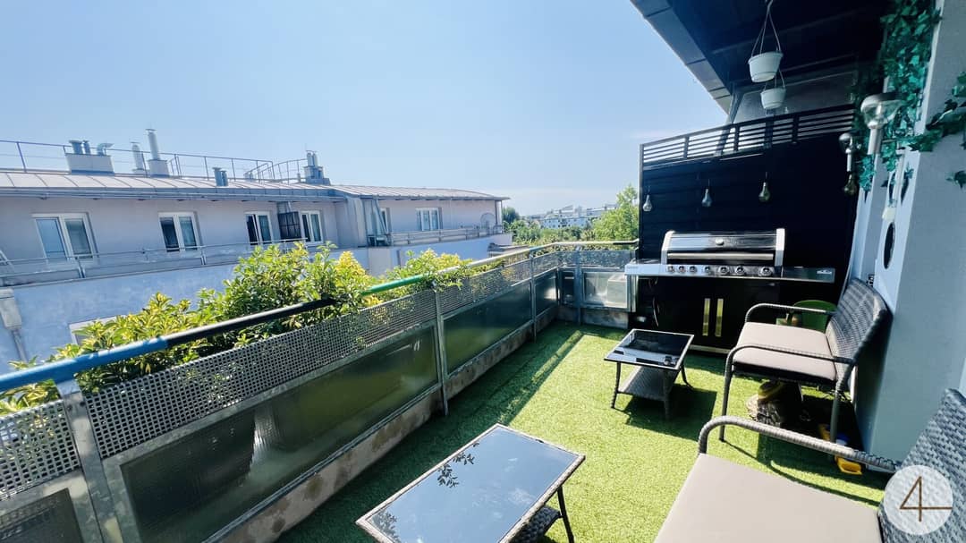 Wohnung Dachgeschoss Maisonette sonnige Terrasse